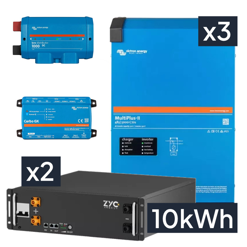Trójfazowy magazyn energii 15kVA/10kWh