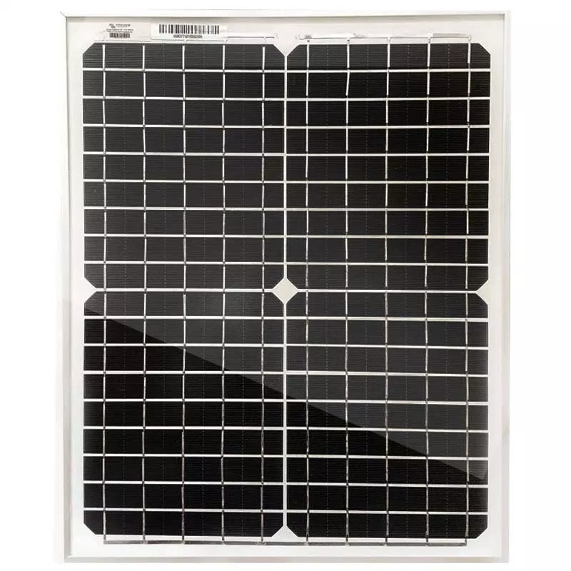 panel sloneczny 30w i akumulator agm 14ah z regulatorem lcd 1 2