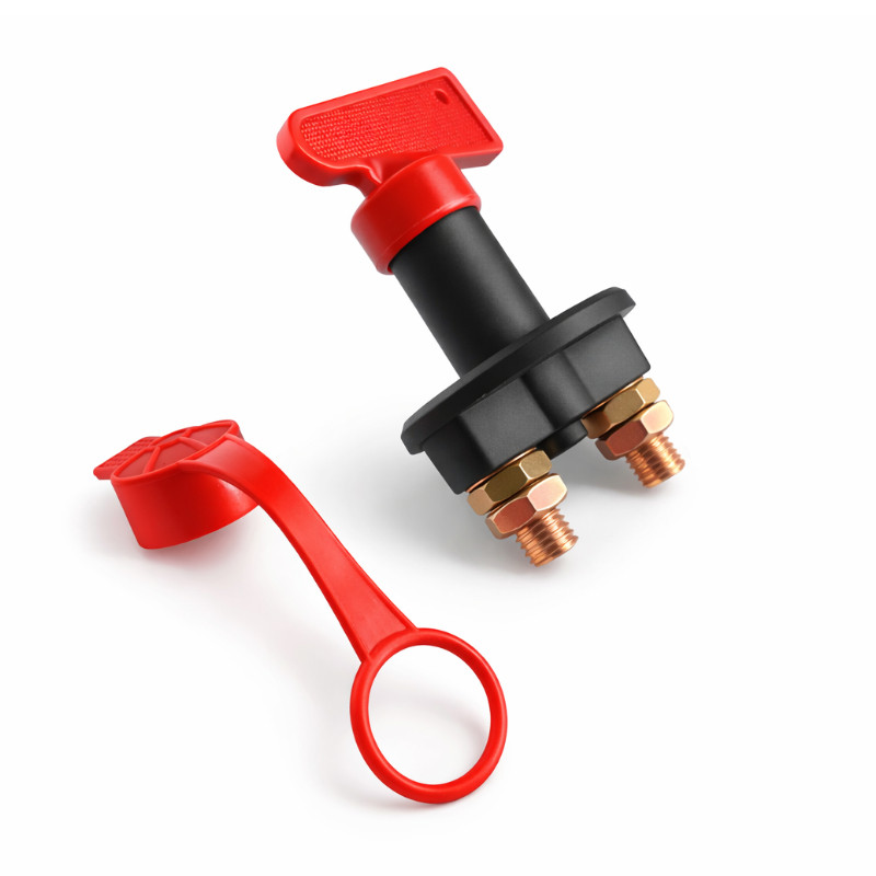 Obrazek produktu Rozłącznik akumulatora Solvian 12/24V 150A ON OFF M10 (SKU: 4083) importowany z CSV (SunTrack)