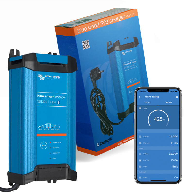 Obrazek produktu Blue Smart IP22 Charger 12/30 (1) (SKU: 2523) importowany z CSV (SunTrack)