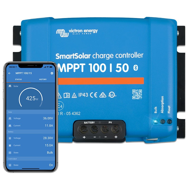 Obrazek produktu SmartSolar MPPT 100/50 (SKU: 2461) importowany z CSV (SunTrack)