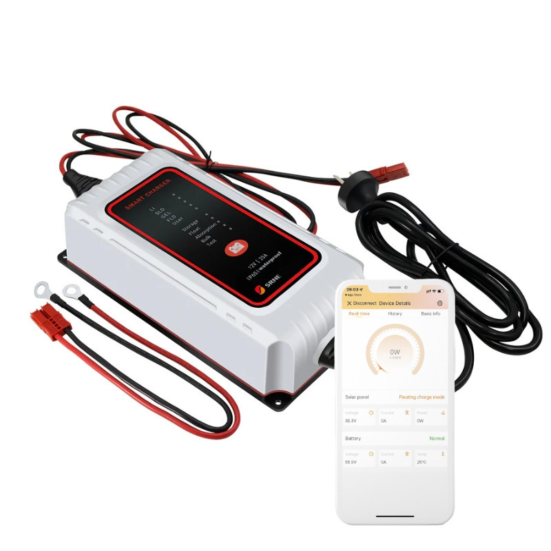 Obrazek produktu Ładowarka SRNE IP65 12V 25A (SKU: 3819) importowany z CSV (SunTrack)