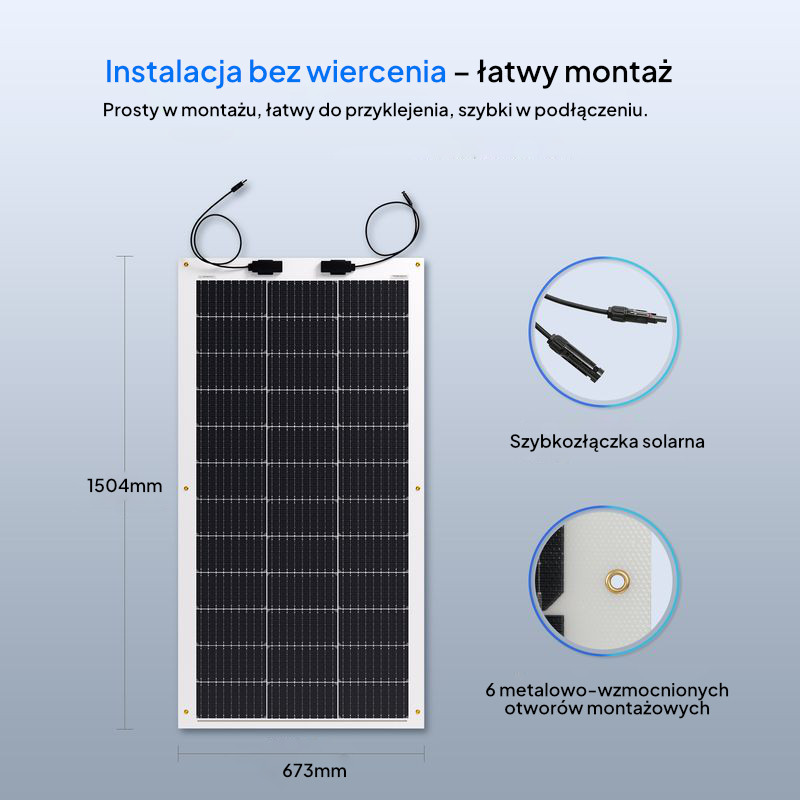 Obrazek produktu Panel elastyczny Renogy 175W 12V Monokrystaliczny (SKU: 10530) importowany z CSV (SunTrack)