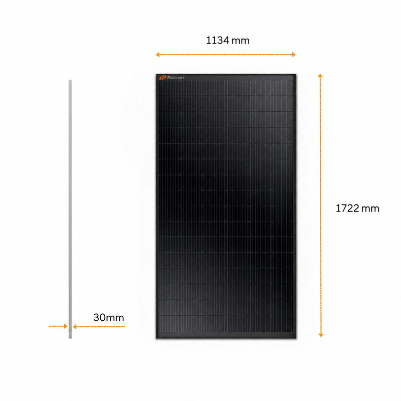 Obrazek produktu Panel słoneczny 2x455W z regulatorem 30A MPPT (SKU: 1621) importowany z CSV (SunTrack)
