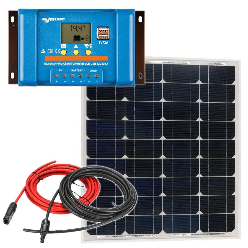 Obrazek produktu Panel słoneczny 30W z regulatorem ładowania 5A (SKU: 1003) importowany z CSV (SunTrack)